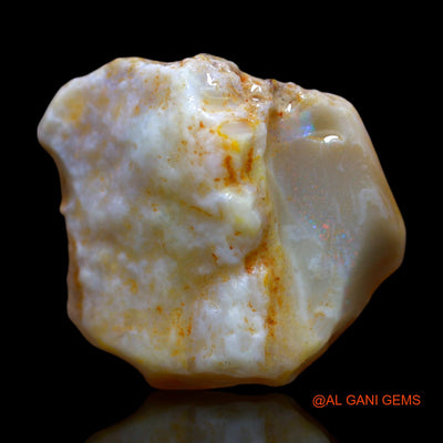 21.00 Cts Natural Australian Fire Opal Loose Gemstone Fancy Rough 25x22x9 mm RD-648