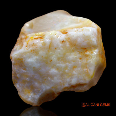 21.00 Cts Natural Australian Fire Opal Loose Gemstone Fancy Rough 25x22x9 mm RD-648