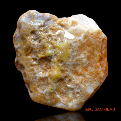 21.00 Cts Natural Australian Fire Opal Loose Gemstone Fancy Rough 25x22x9 mm RD-648