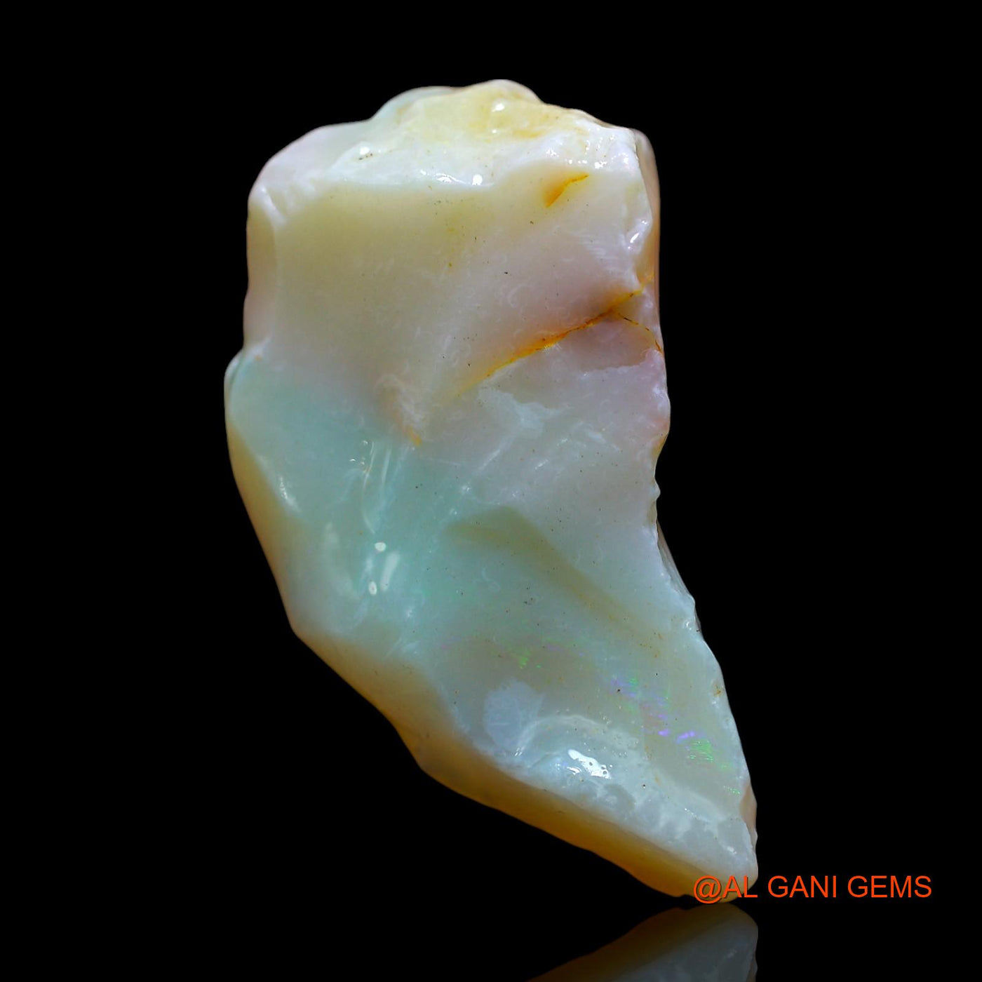 15.00 Cts Natural Australian Fire Opal Loose Gemstone Fancy Rough 29x16x7 mm RD-649