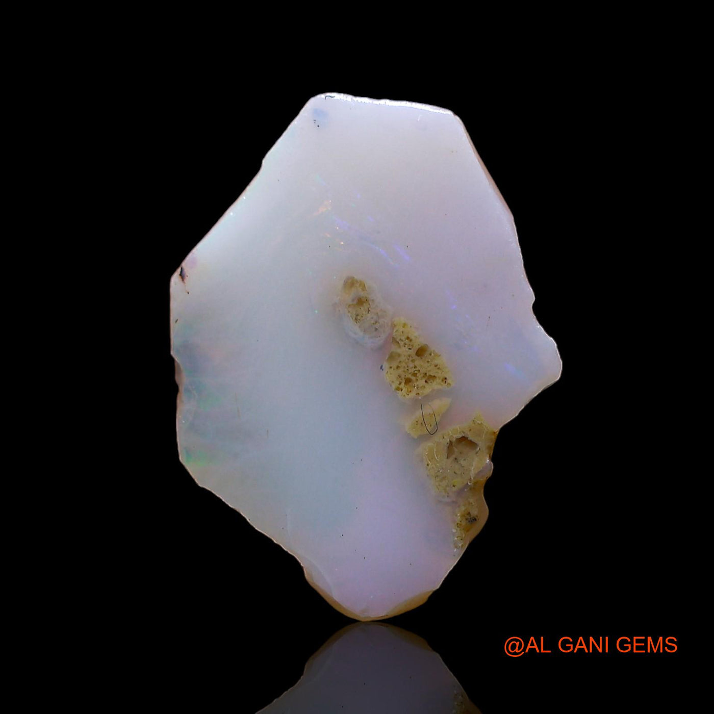 3.00 Cts Natural Australian Fire Opal Loose Gemstone Fancy Rough 15x11x2 mm RD-64
