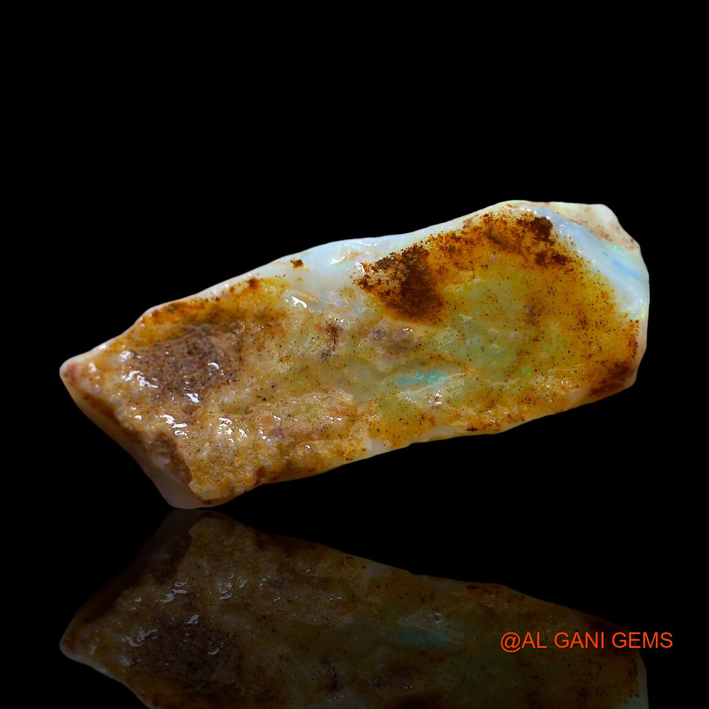 10.00 Cts Natural Australian Fire Opal Loose Gemstone Fancy Rough 32x12x5 mm RD-650