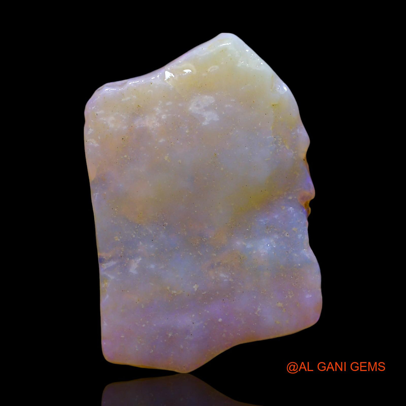 8.00 Cts Unheated Australian Fire Opal Loose Gemstone Fancy Rough Natural 27x17x3 mm RD-651