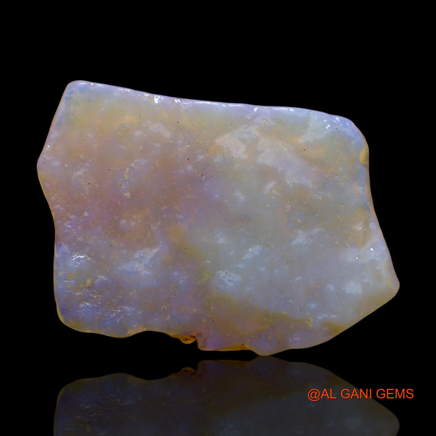 8.00 Cts Unheated Australian Fire Opal Loose Gemstone Fancy Rough Natural 27x17x3 mm RD-651