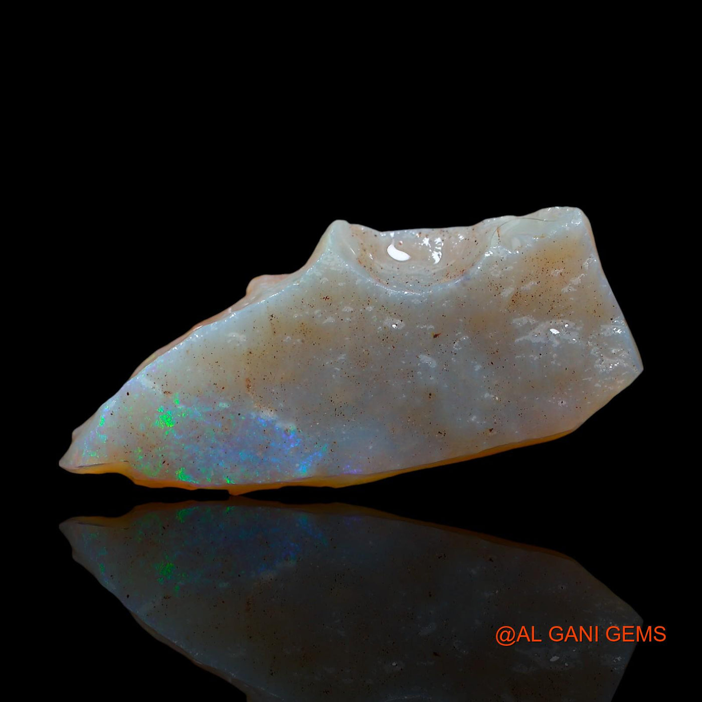9.00 Cts Natural Australian Fire Opal Loose Gemstone Fancy Rough 30x13x4 mm RD-654