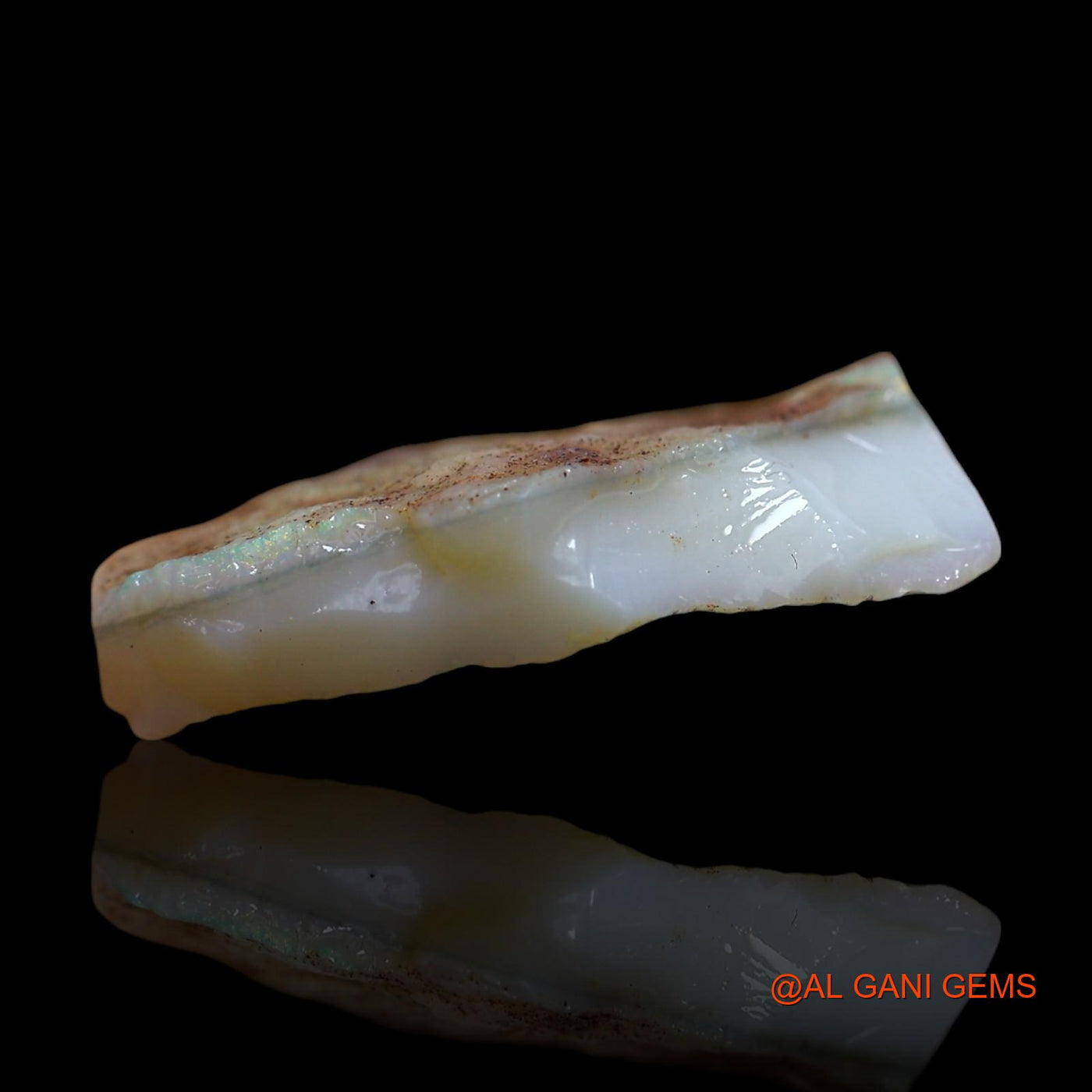 14.00 Cts Natural Australian Fire Opal Loose Gemstone Fancy Rough 22x20x5 mm RD-655