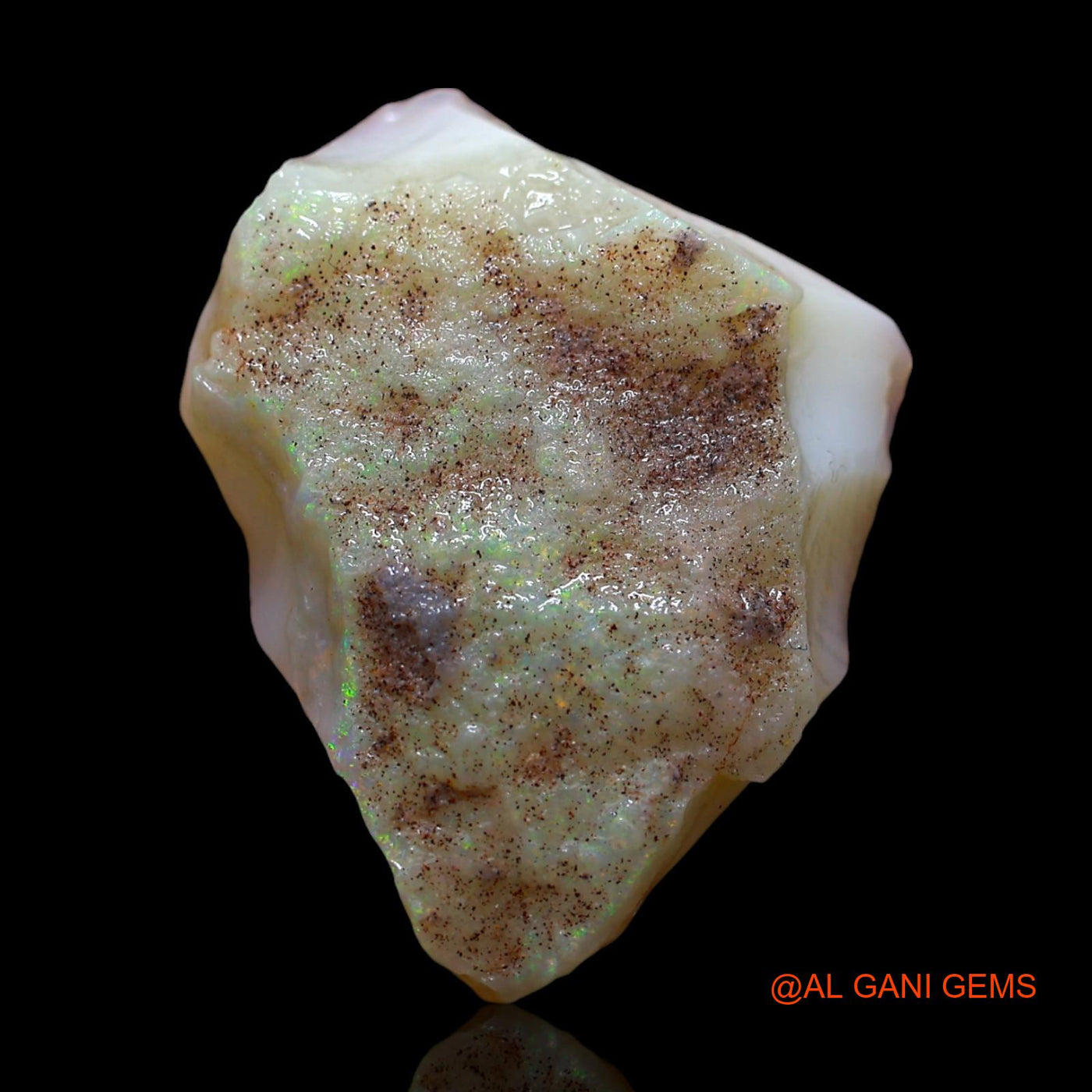 14.00 Cts Natural Australian Fire Opal Loose Gemstone Fancy Rough 22x20x5 mm RD-655