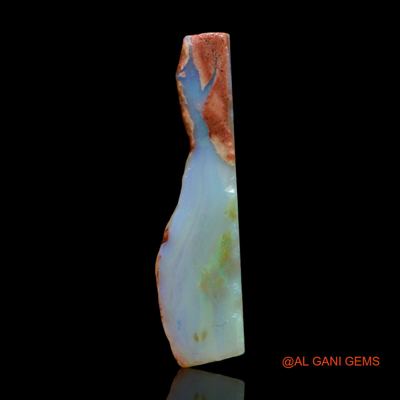 13.00 Cts Natural Australian Fire Opal Loose Gemstone Fancy Rough 26x12x7 mm RD-657