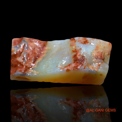 13.00 Cts Natural Australian Fire Opal Loose Gemstone Fancy Rough 26x12x7 mm RD-657