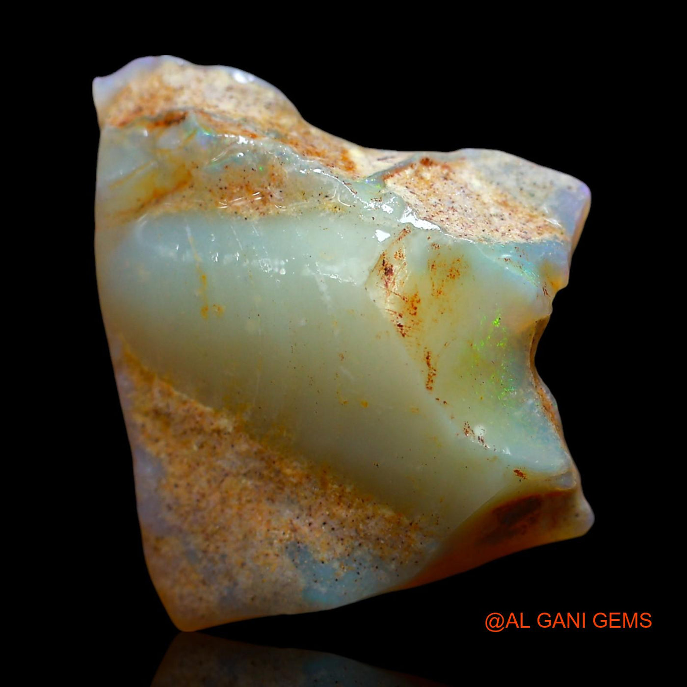 14.00 Cts Natural Australian Fire Opal Loose Gemstone Fancy Rough 22x19x7 mm RD-659