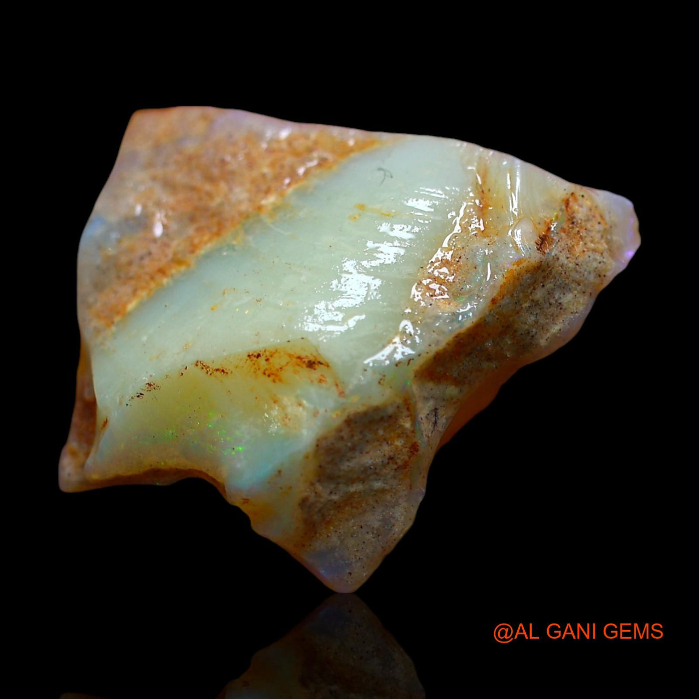 14.00 Cts Natural Australian Fire Opal Loose Gemstone Fancy Rough 22x19x7 mm RD-659