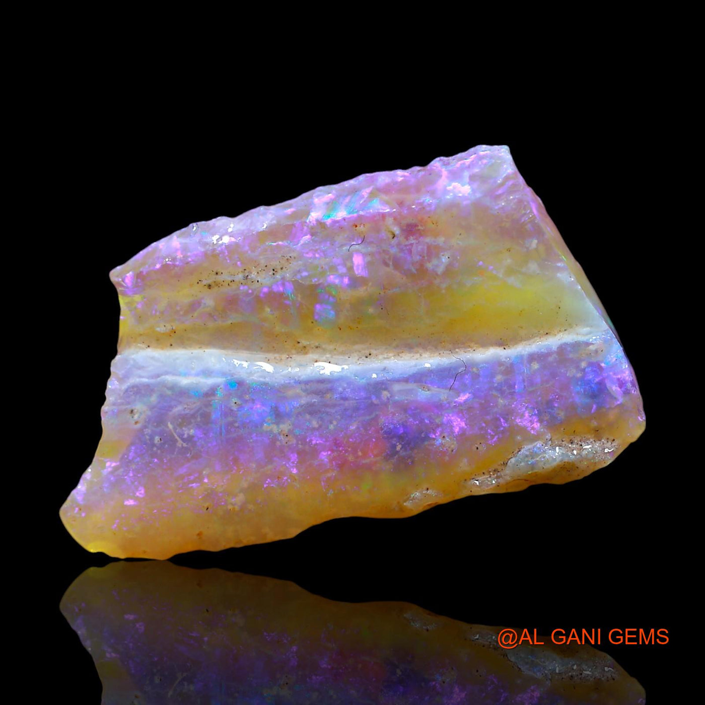 10.00 Cts Natural Australian Fire Opal Loose Gemstone Fancy Rough 27x15x4 mm RD-661