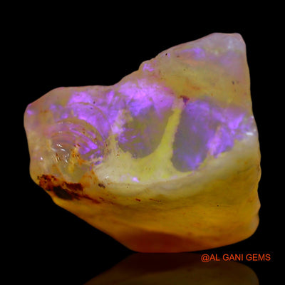 Natural Untreated Fire Opal Loose Gemstone Fancy Rough From Australia 12.00 Cts 25x14x9 mm RD-664