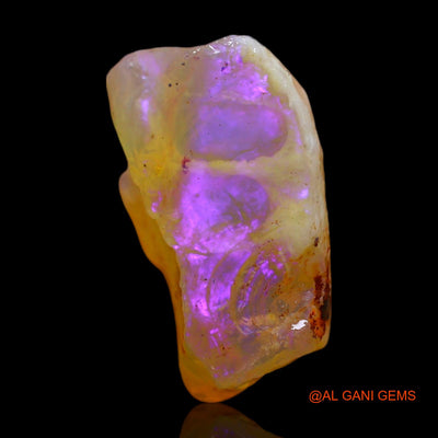 Natural Untreated Fire Opal Loose Gemstone Fancy Rough From Australia 12.00 Cts 25x14x9 mm RD-664