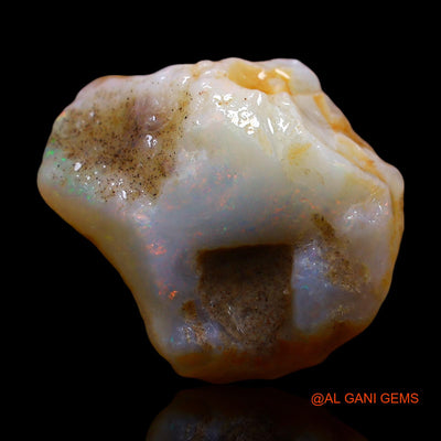 17.00 Cts Natural Australian Fire Opal Fancy Rough Loose Gemstone For Jewelry 21x17x12 mm RD-666