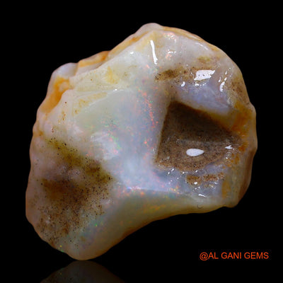 17.00 Cts Natural Australian Fire Opal Fancy Rough Loose Gemstone For Jewelry 21x17x12 mm RD-666