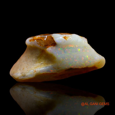 Natural Fire Opal Gemstone 20.00 Cts Loose Fancy Rough From Australia 23x17x11 mm RD-667