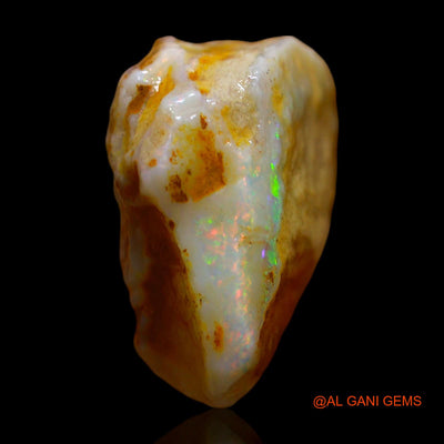 Natural Fire Opal Gemstone 20.00 Cts Loose Fancy Rough From Australia 23x17x11 mm RD-667