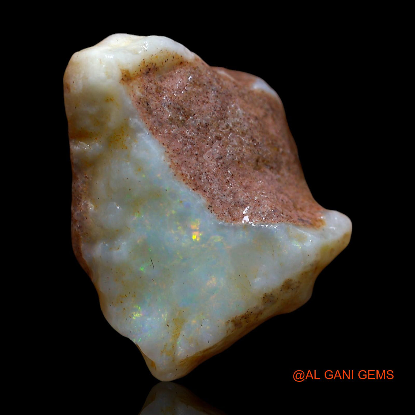 13.00 Cts Natural Australian Fire Opal Loose Gemstone Fancy Rough 21x16x8 mm RD-668