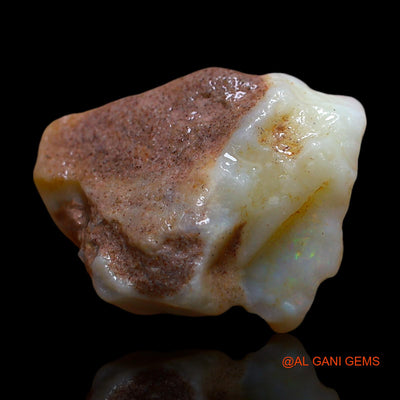 13.00 Cts Natural Australian Fire Opal Loose Gemstone Fancy Rough 21x16x8 mm RD-668