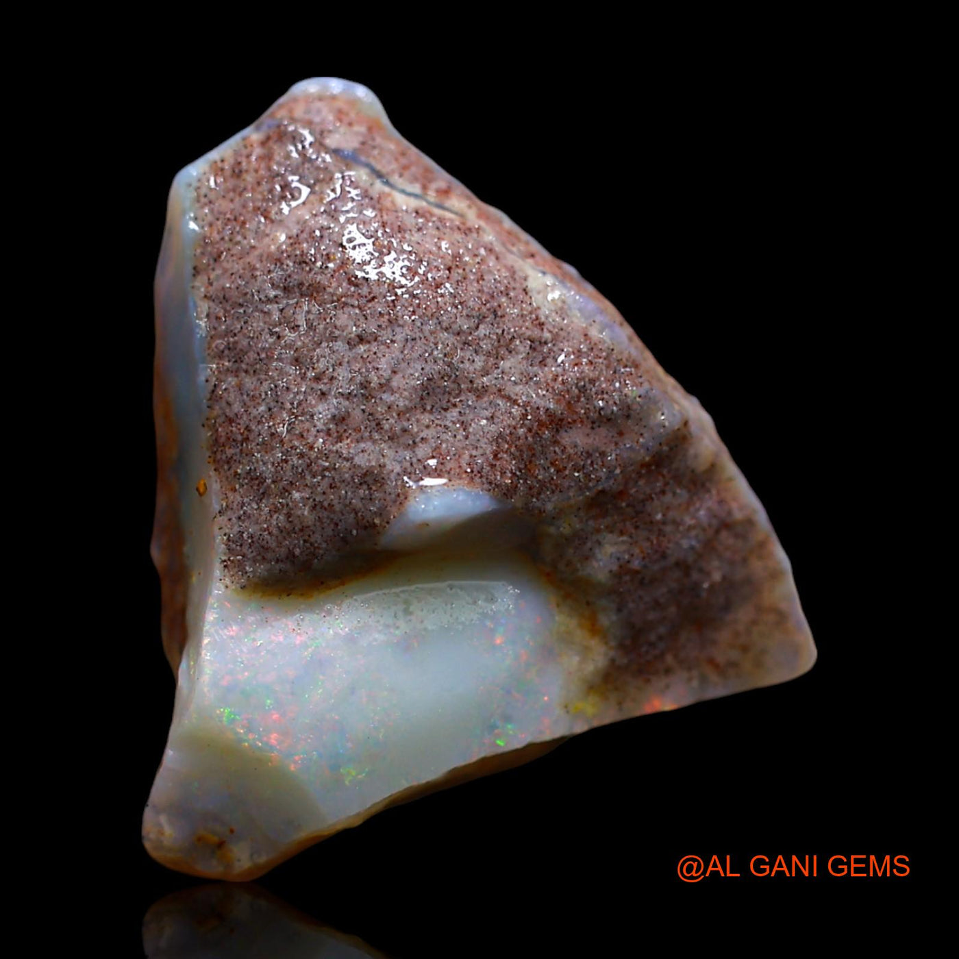 16.00 Cts Unheated Australian Fire Opal Loose Gemstone Fancy Rough Natural 20x19x11 mm RD-669