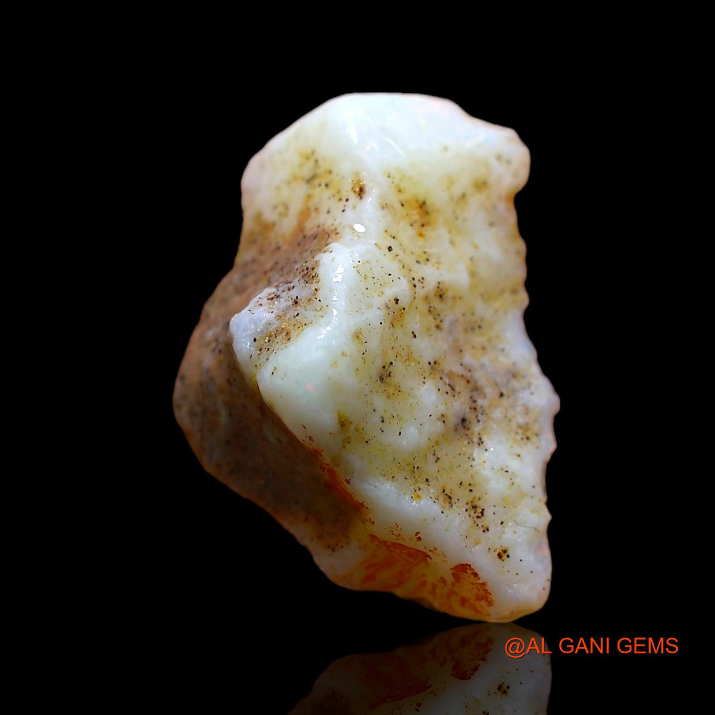 2.00 Cts Natural Australian Fire Opal Loose Gemstone Fancy Rough 14x11x5 mm RD-66