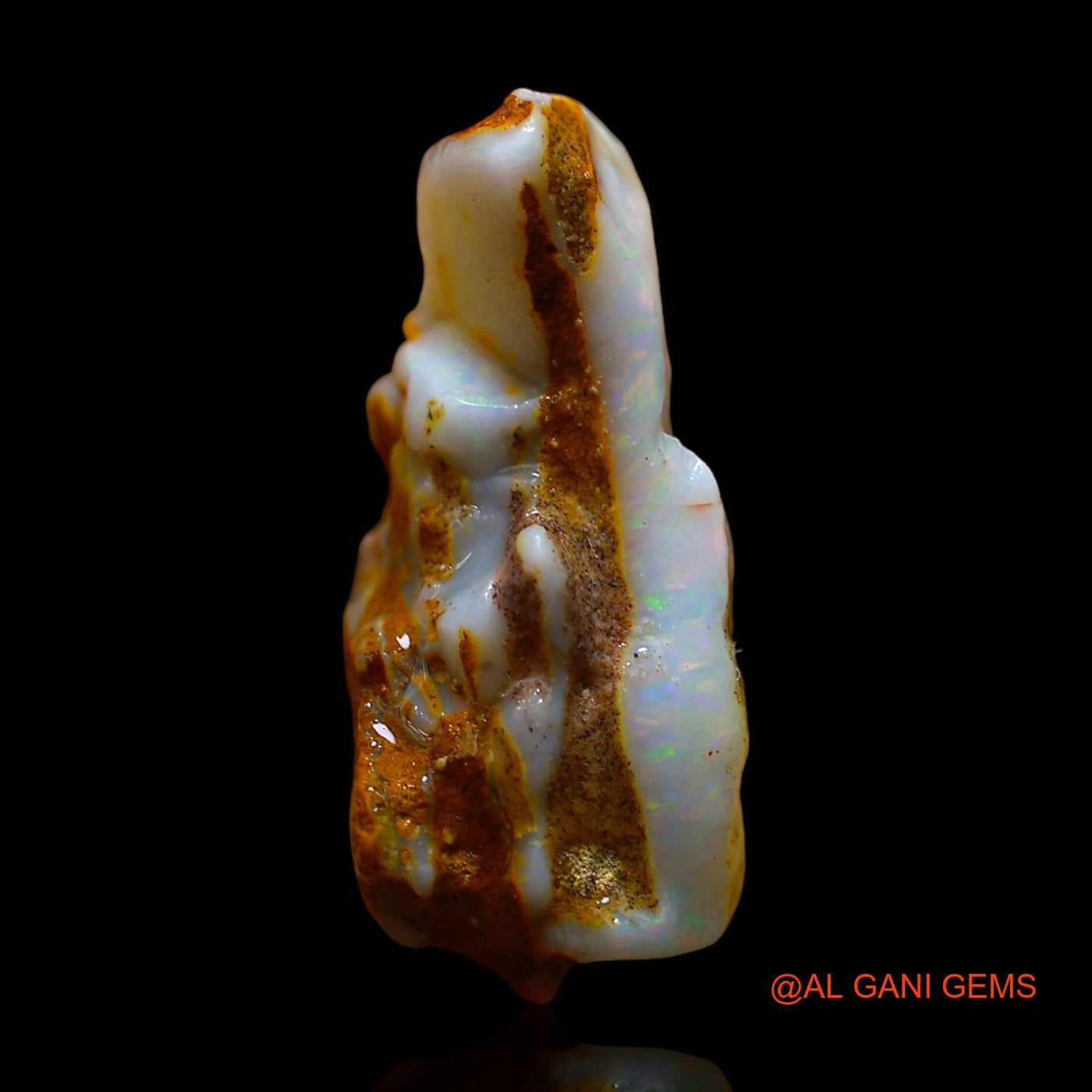 15.00 Cts Natural Australian Fire Opal Loose Gemstone Fancy Rough 23x12x10 mm RD-674