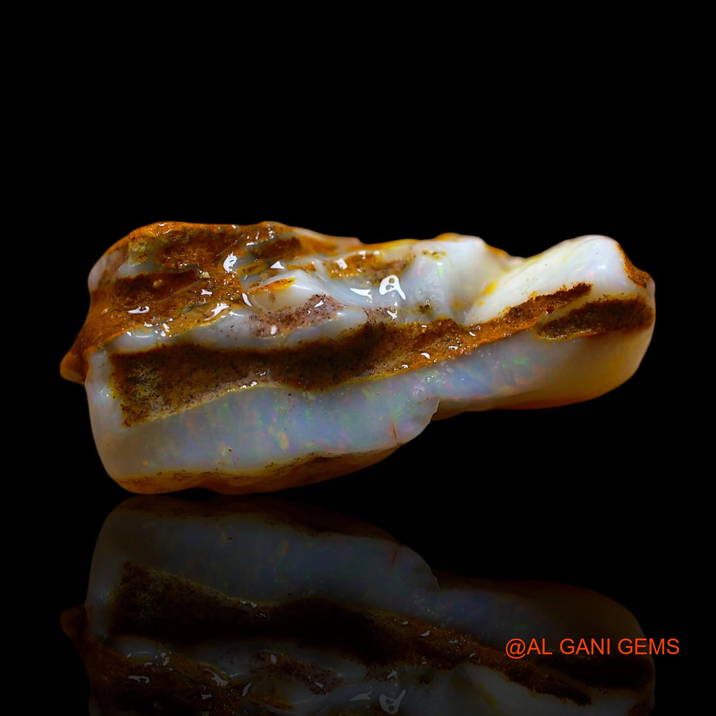 15.00 Cts Natural Australian Fire Opal Loose Gemstone Fancy Rough 23x12x10 mm RD-674