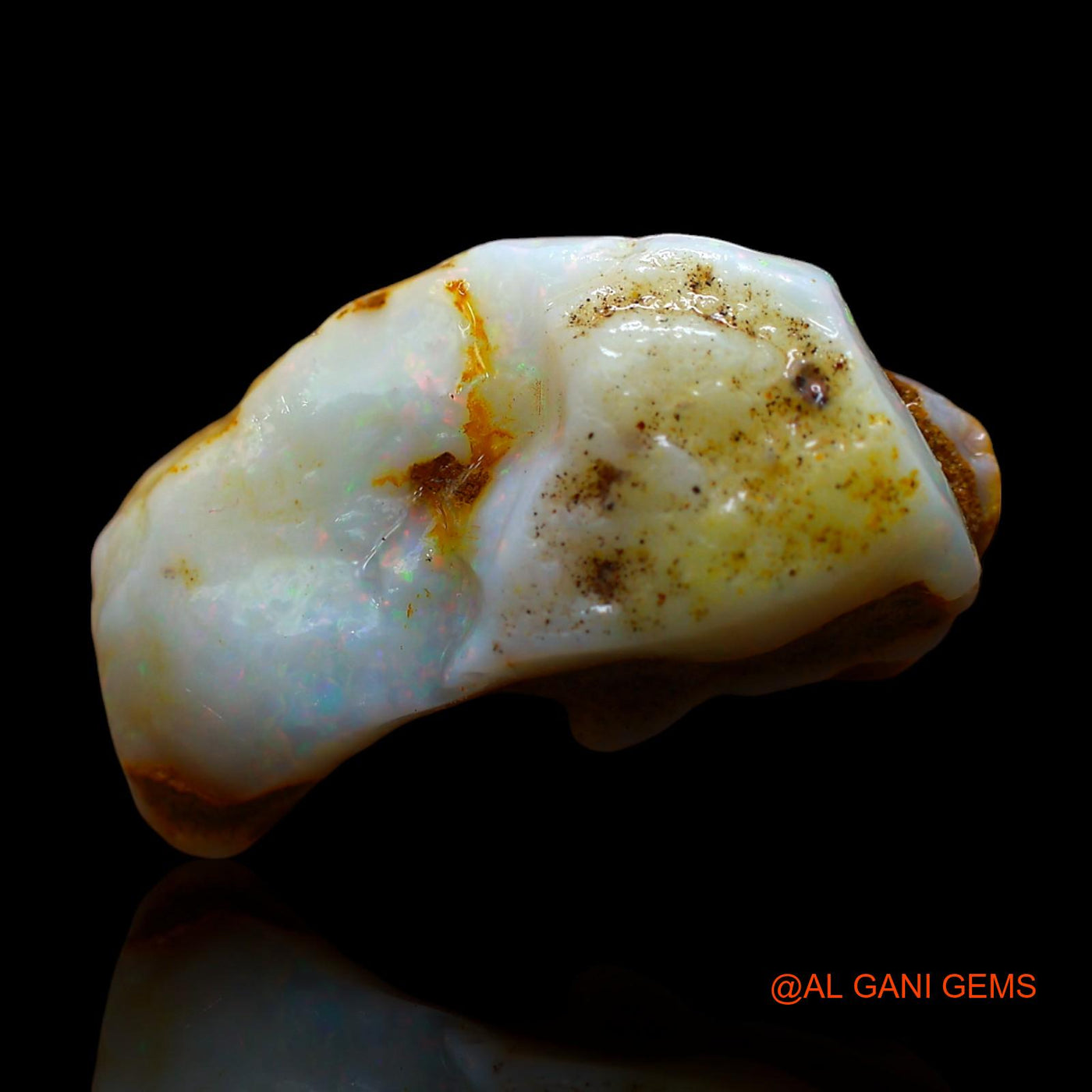 15.00 Cts Natural Australian Fire Opal Loose Gemstone Fancy Rough 23x12x10 mm RD-674