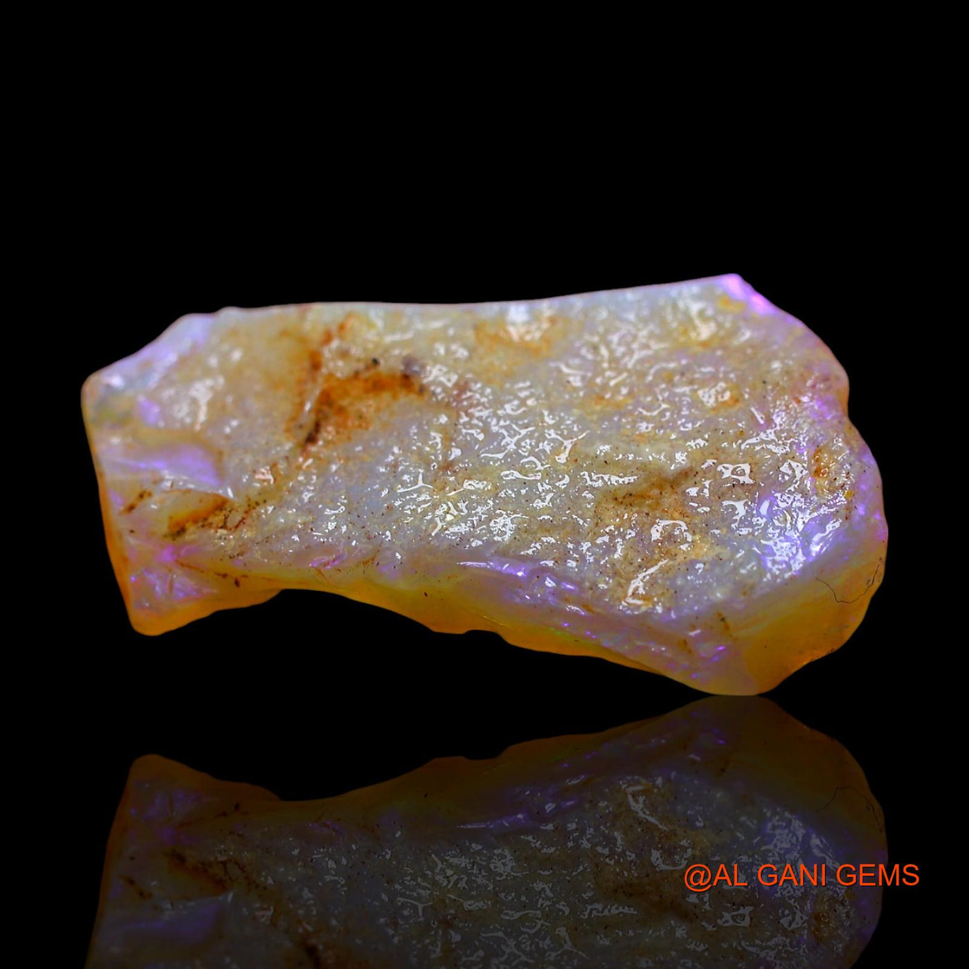 10.00 Cts Natural Australian Fire Opal Loose Gemstone Fancy Rough 27x16x4 mm RD-677