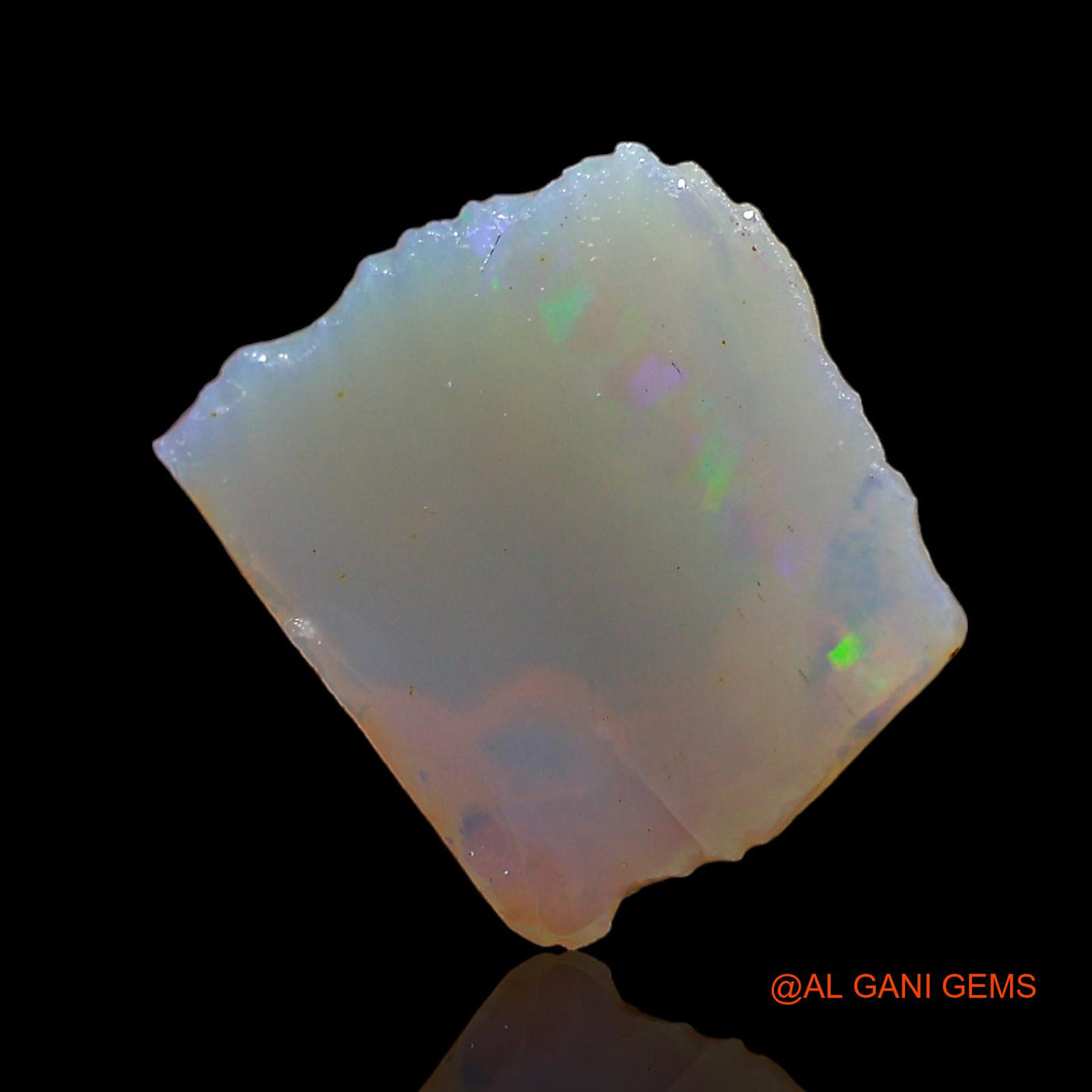 Natural Untreated Fire Opal Loose Gemstone Fancy Rough From Australia 4.00 Cts 12x11x4 mm RD-67