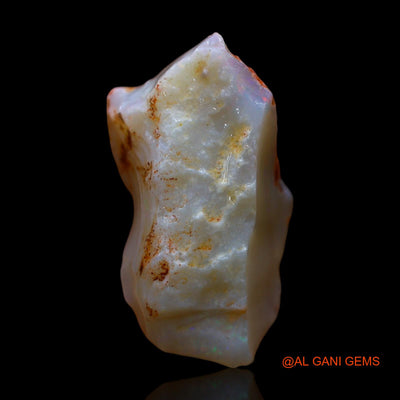 Natural Fire Opal Gemstone 21.00 Cts Loose Fancy Rough From Australia 26x15x11 mm RD-681