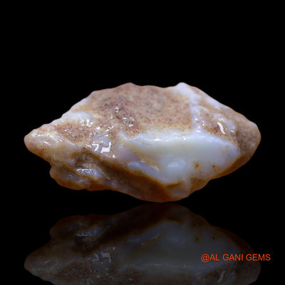 Natural Fire Opal Gemstone 18.00 Cts Loose Fancy Rough From Australia 28x17x11 mm RD-682