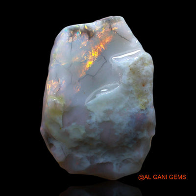 13.00 Cts Natural Australian Fire Opal Fancy Rough Loose Gemstone For Jewelry 25x17x6 mm RD-683