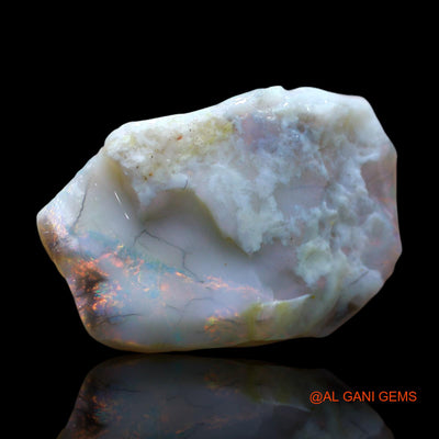 13.00 Cts Natural Australian Fire Opal Fancy Rough Loose Gemstone For Jewelry 25x17x6 mm RD-683