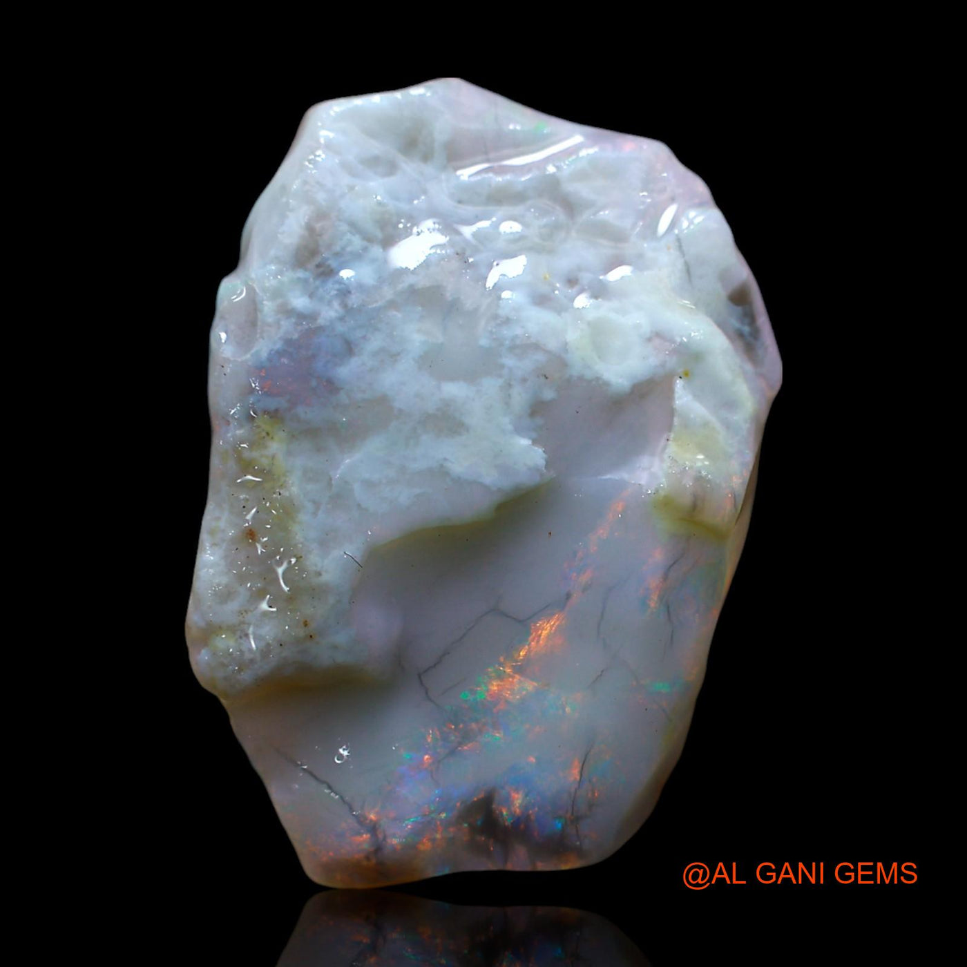 13.00 Cts Natural Australian Fire Opal Fancy Rough Loose Gemstone For Jewelry 25x17x6 mm RD-683