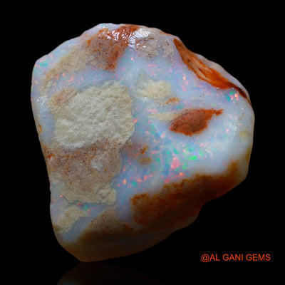 13.00 Cts Natural Australian Fire Opal Loose Gemstone Fancy Rough 19x19x6 mm RD-690