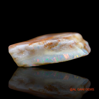 13.00 Cts Natural Australian Fire Opal Loose Gemstone Fancy Rough 19x19x6 mm RD-690