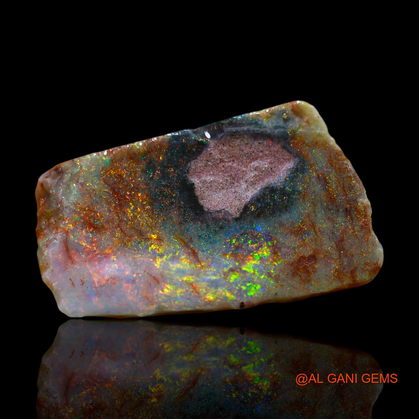 10.00 Cts Unheated Australian Fire Opal Loose Gemstone Fancy Rough Natural 23x14x5 mm RD-691