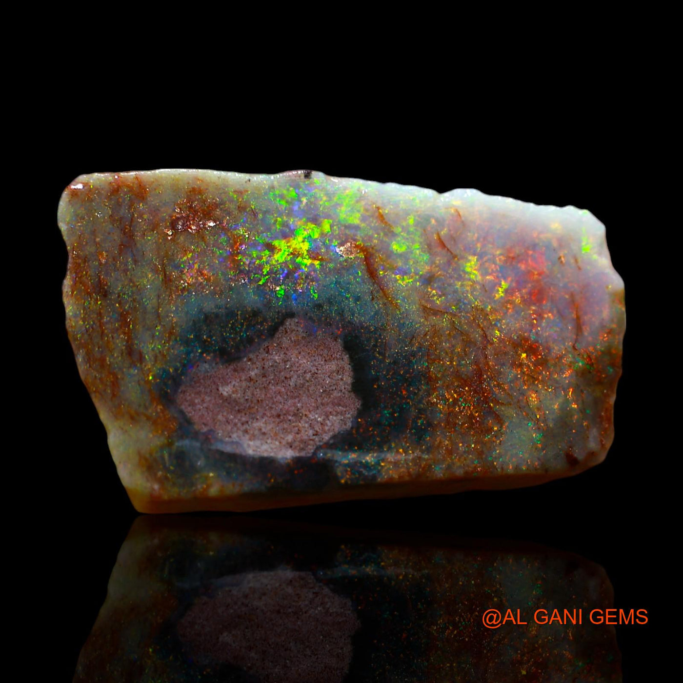 10.00 Cts Unheated Australian Fire Opal Loose Gemstone Fancy Rough Natural 23x14x5 mm RD-691