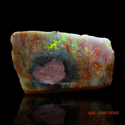 10.00 Cts Unheated Australian Fire Opal Loose Gemstone Fancy Rough Natural 23x14x5 mm RD-691