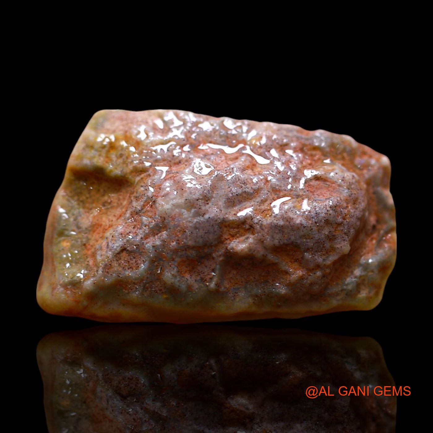 10.00 Cts Unheated Australian Fire Opal Loose Gemstone Fancy Rough Natural 23x14x5 mm RD-691