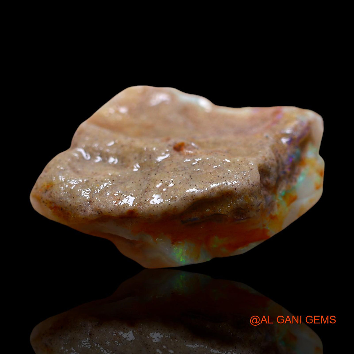 10.00 Cts Natural Australian Fire Opal Loose Gemstone Fancy Rough 19x16x7 mm RD-693