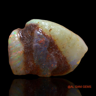15.00 Cts Natural Australian Fire Opal Loose Gemstone Fancy Rough 21x12x11 mm RD-695