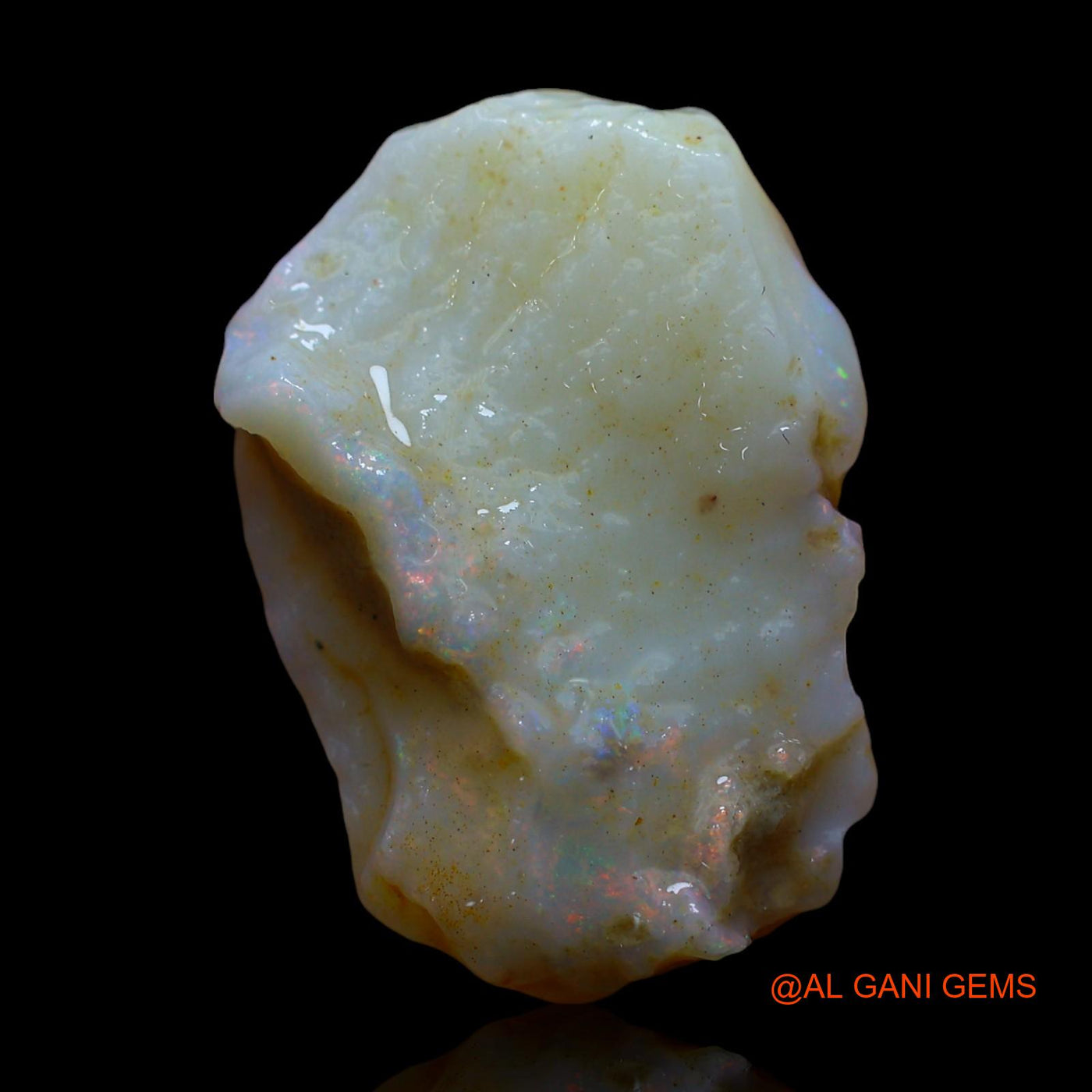 15.00 Cts Natural Australian Fire Opal Loose Gemstone Fancy Rough 21x15x10 mm RD-696