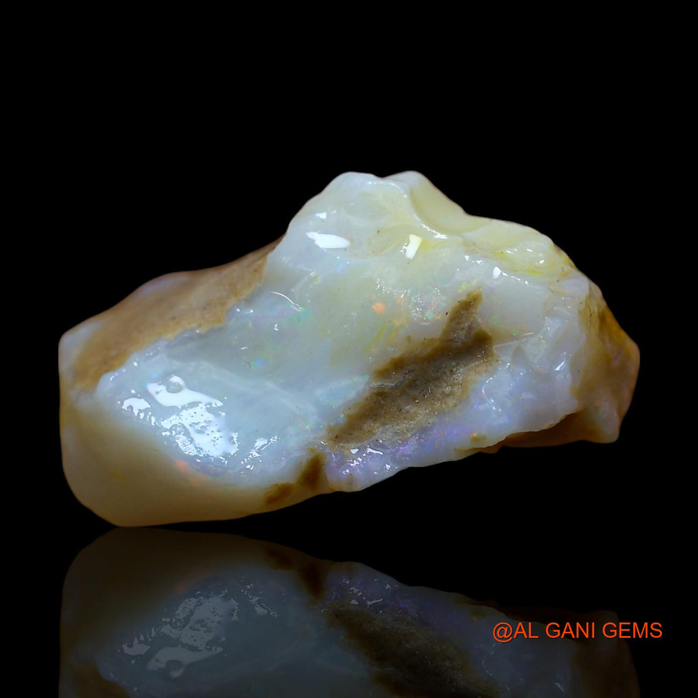 15.00 Cts Natural Australian Fire Opal Loose Gemstone Fancy Rough 21x15x10 mm RD-696
