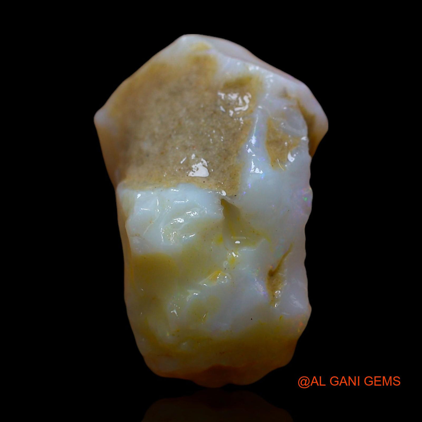 15.00 Cts Natural Australian Fire Opal Loose Gemstone Fancy Rough 21x15x10 mm RD-696
