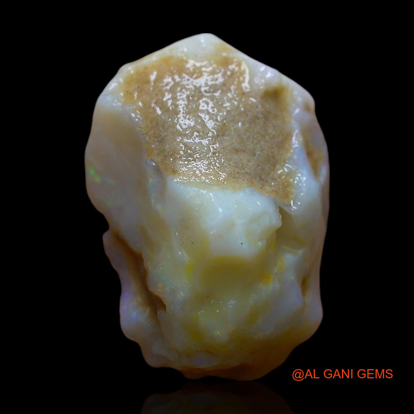 15.00 Cts Natural Australian Fire Opal Loose Gemstone Fancy Rough 21x15x10 mm RD-696