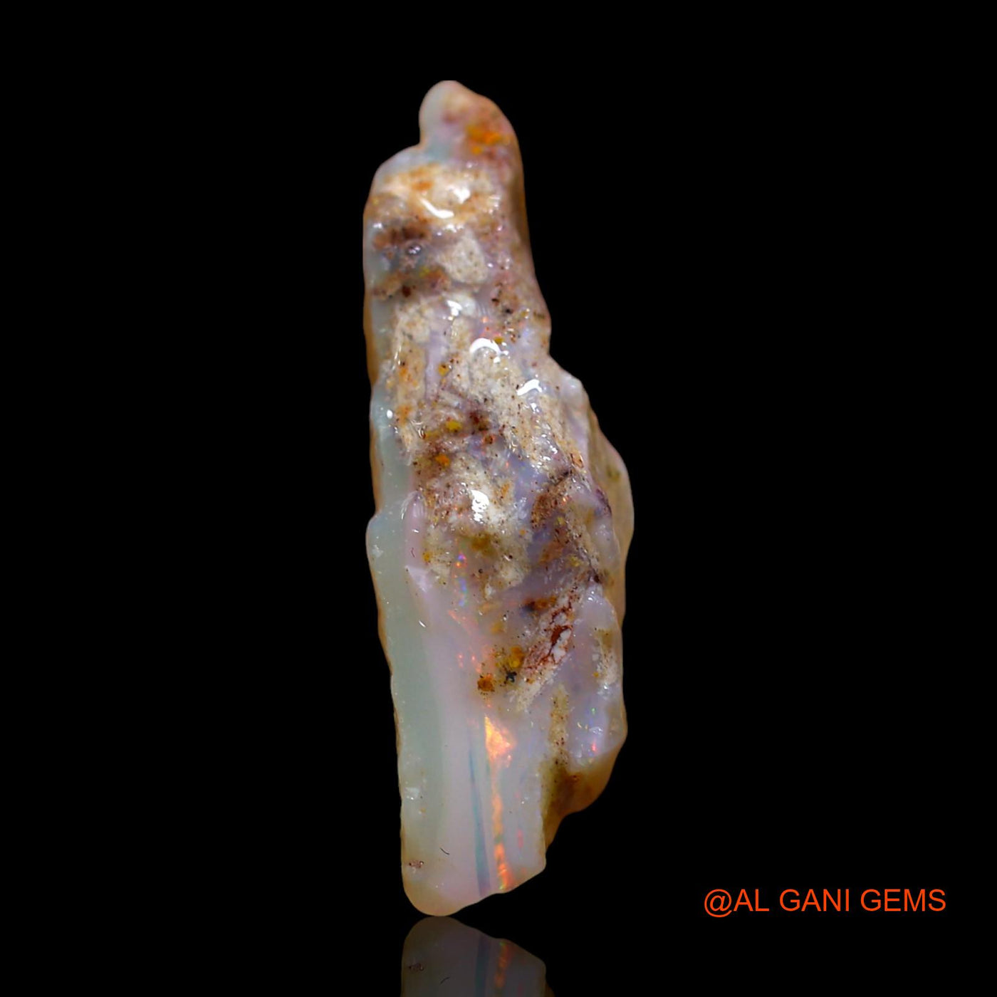 10.00 Cts Natural Australian Fire Opal Loose Gemstone Fancy Rough 22x13x7 mm RD-698