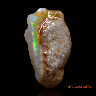 11.00 Cts Natural Australian Fire Opal Loose Gemstone Fancy Rough 25x14x6 mm RD-699